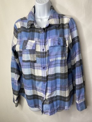 Rue 21 Womens Flannel Shacket Shirt Size Large Super Soft Country Girl Western