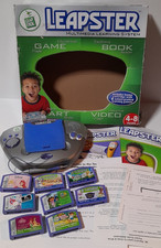 LeapFrog Leapster Learning Game System With Box and 8 Games-Tested