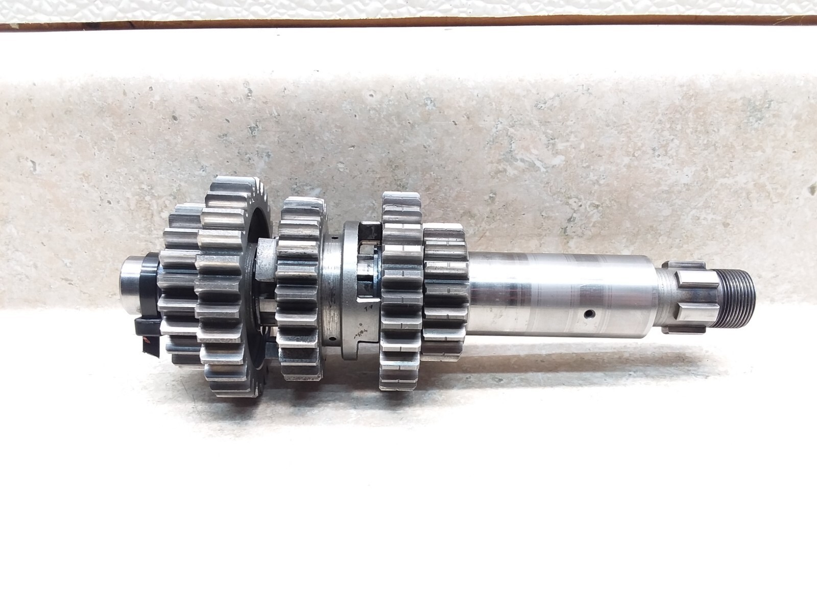 1973 Honda Elsinore CR250-M Engine Transmission Main Shaft Gears PA AP-296