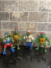 Vintage teenage mutant ninja turtles toys lot Of 4 1990’s