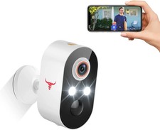 Wireless Security Camera For Home Outdoor Security, Battery Powered 1080P HD NEW