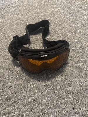 Alpina Ski Brille Doubleflex Challenge S 2.0 Schwarz Orange NEU!