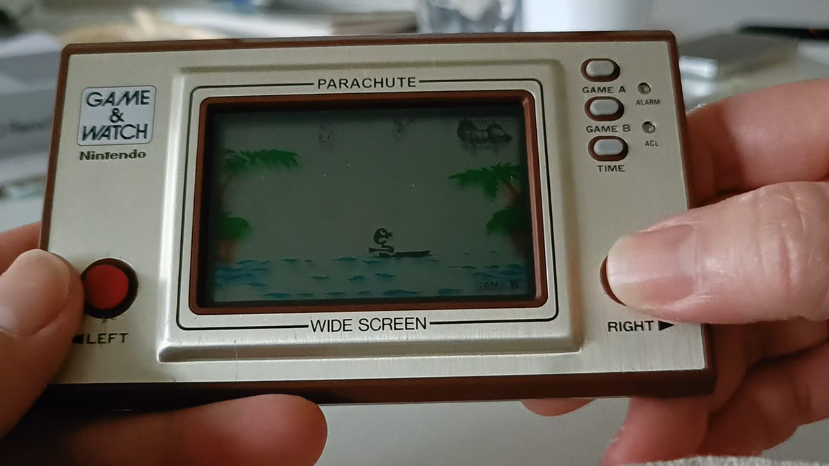 Nintendo PR-21 GAME and WATCH PARACHUTE LSI Used JAPAN Vintage