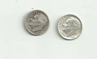 Roosevelt Dime 2 Coin Lot - 1947 D & 1964 P