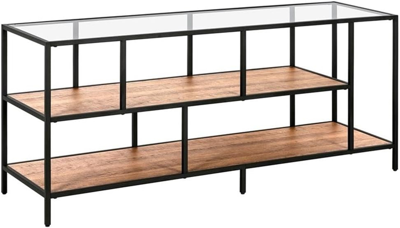 With Mdf Shelves For Tv's Up To 60" In Blackened Bronze/rus