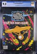 (1982) ELECTRIC COMPANY MAGAZINE #85 CGC 9.2 WP! STAR TREK! RARE!