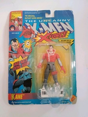 1992 Toy Biz KANE Marvel X-Men X-Force Action Figure 4953 UNOPENED DAMAGED BOX