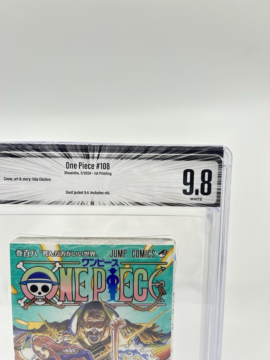 One Piece ♯108　1st Printing One Piece Manga BGS 9.8 1st Printing Vol.108 Japanese comic White