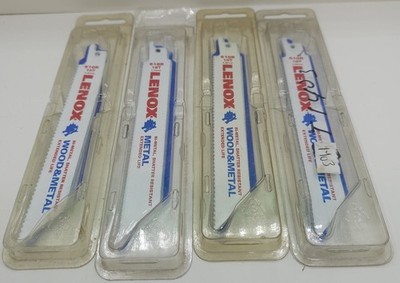 4- 5PK Metal Cutting Reciprocating Saw Blades Lenox 20566-618R 6'' 18TPI