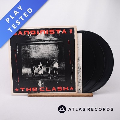 The Clash Sandinista! Insert 3 x LP Album Vinyl Record - VG+/EX