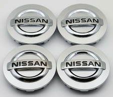 4PCS/SET silver with chrome Logo Wheel Center...
