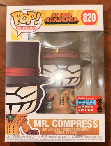 Funko Pop! Vinyl: My Hero Academia #820 - Mr. Compress (2020 Fall Convention)