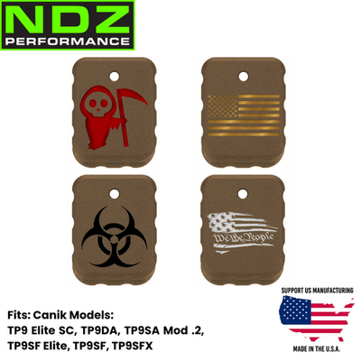 NDZ Canik TP9 TP9SF Elite Brass Weighted Magazine Base Plate ODG