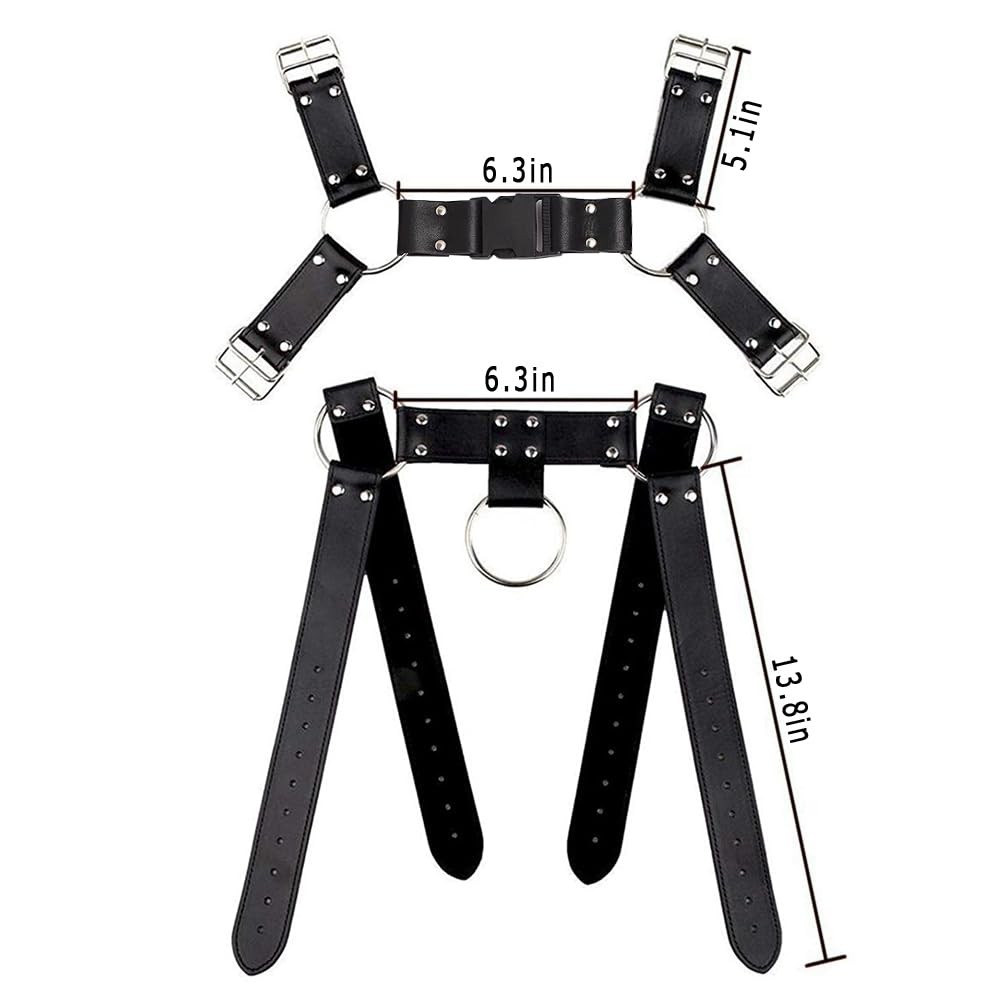 Heren Bretels Borst Riem Harnas Riemen Harnassen Mode Club Crop Top Rollenspel Kostuum kopen vanaf een prijs van 18