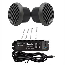3'' 160W 2PCS Marine Boat Waterproof Speakers Motorcycle Bluetooth Speaker Audio