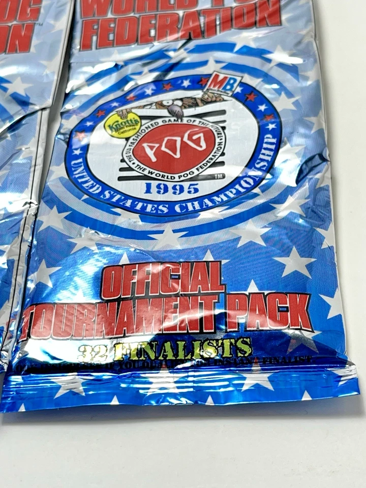 World Pog Federation 1995 US Championship Tournament Pack Lot Of 2 Rare New - Image 3 of 4