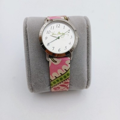 Women s Vera Bradley Watch Bermuda Pink Retired New Battery