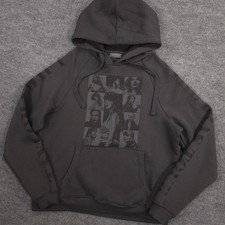 Taylor Swift The Eras Tour Hoodie Womens S Dark Gray US Dates Oversized Pullover