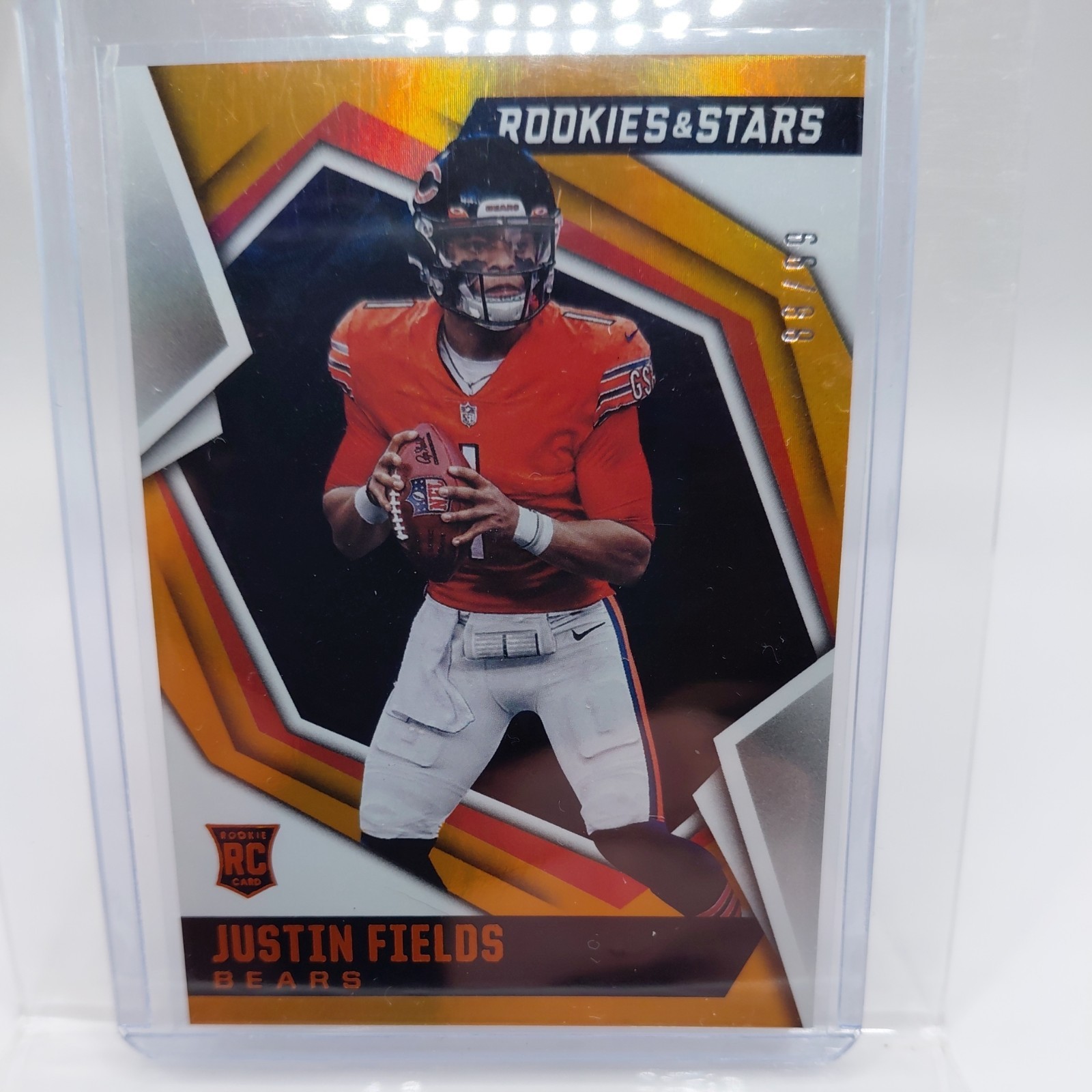 2021 Panini Rookies and Stars, Justin Fields, Rookie card, #104, /99