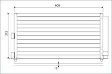 VALEO Kondensator Klimaanlage 818021 für FIAT LANCIA DOBLO MUSA IDEA PUNTO Van
