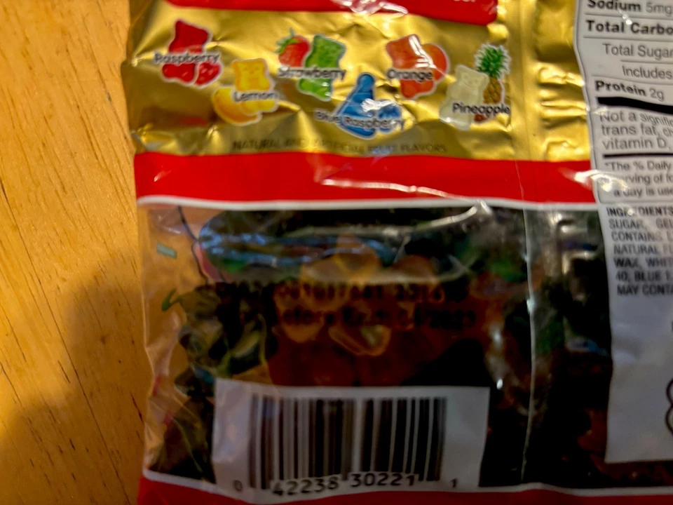 Haribo 100 Anniversary Ed вечеринки шляпы 5 унций жевательная резинка (снят с производства запечатанный истек - Изображение 3 из 4