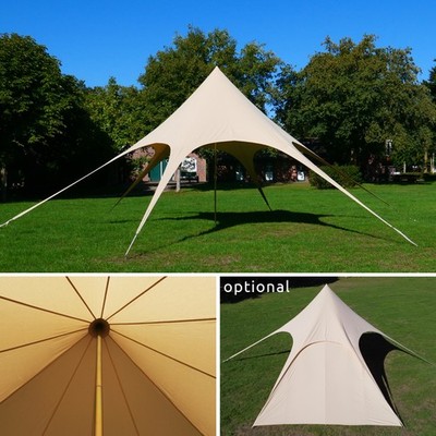 your GEAR Sonora - Sternzelt Ø 10 x 4 m Pavillon Sonnendach Baumwollmischgewebe