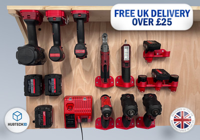 Milwaukee M12 M18 Akku & Werkzeug Aufbewahrung Halter Halterung Wand Van Garage Organizer