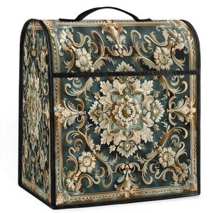 Carpet Flower Vintage Kitchen Aid Mixer Cover with 6-8 Quarts Stand Mixer Dus...