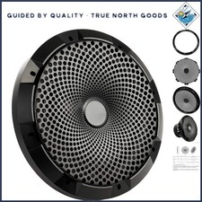 Universal 12" High Excursion Woofer Grille - Matte Black Speaker Protection