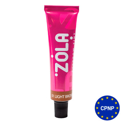 ZOLA Eyebrow Tint With Collagen 01 Light Brown 15ml
