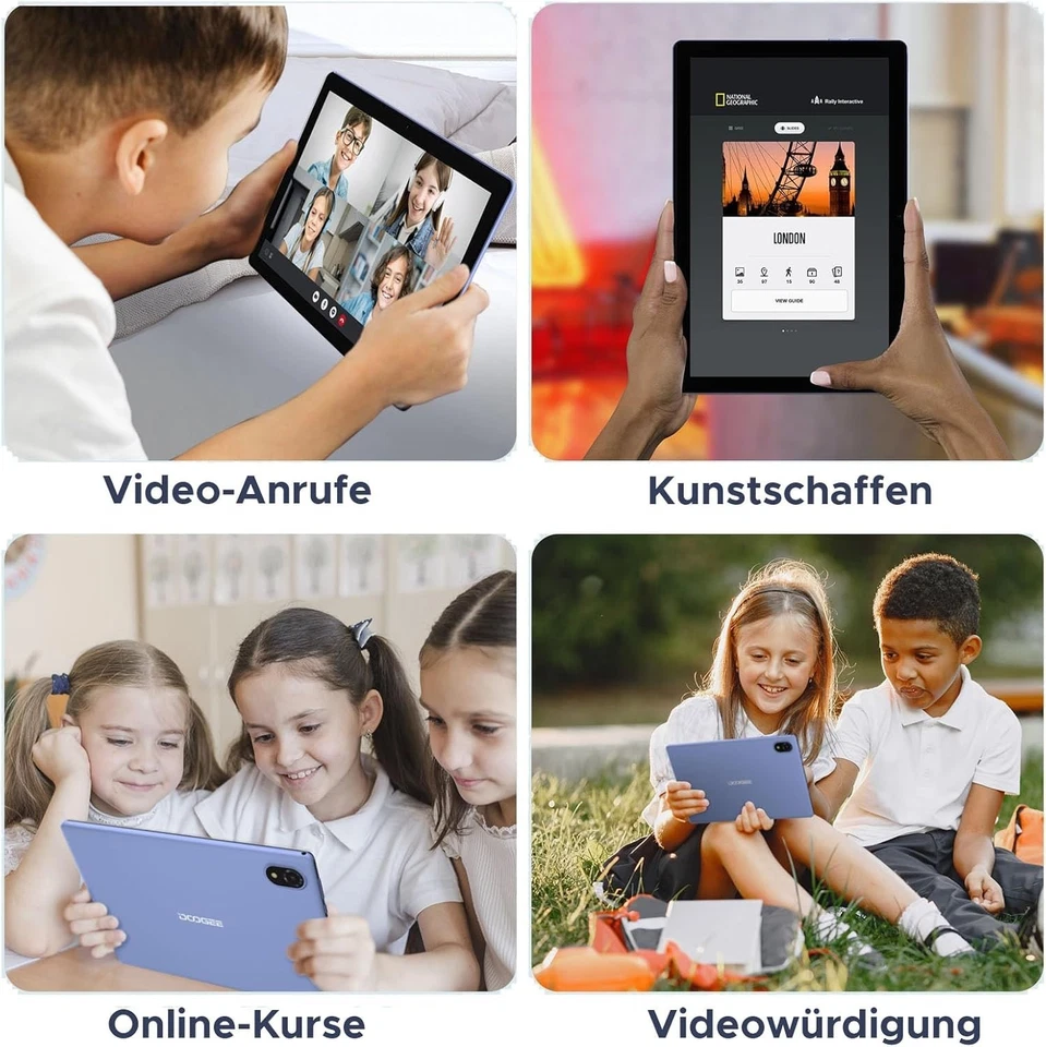 DOOGEE U10 2025 Android 15 Tablet 10 Inch, 16GB RAM + 128GB ROM - Bild 2 von 4