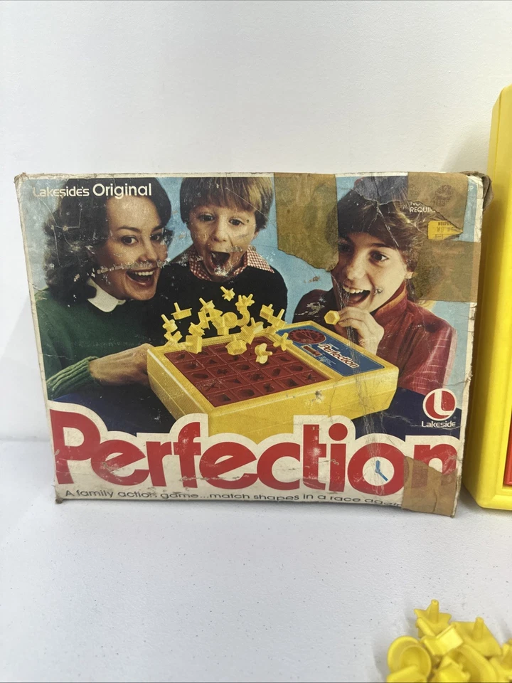 Lakeside's Perfection Game Complete W/ Original Rough Box  & Pieces 8370 1970s - Image 2 of 4