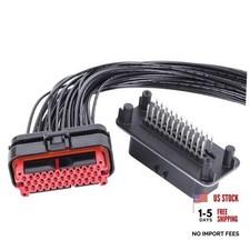 ECU Connector Plug Kit, Female ECU Connector Wiring Harness + 35 Pin - Straight