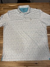 Johnnie-O Performance Polo Shirt Golf Quick Dry Sandbagger Short Sleeve Mens XL