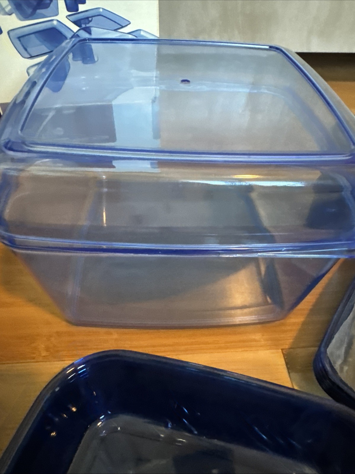 GSI Outdoors Modular Table Set for 4 Plates, Bowls Cups in Packable Case Blue-R6