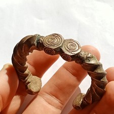 RARE ANCIENT BRONZE ROMAN BRACELET MILITARY ANTIQUE AMAZING AUTHENTIC ARTIFACT
