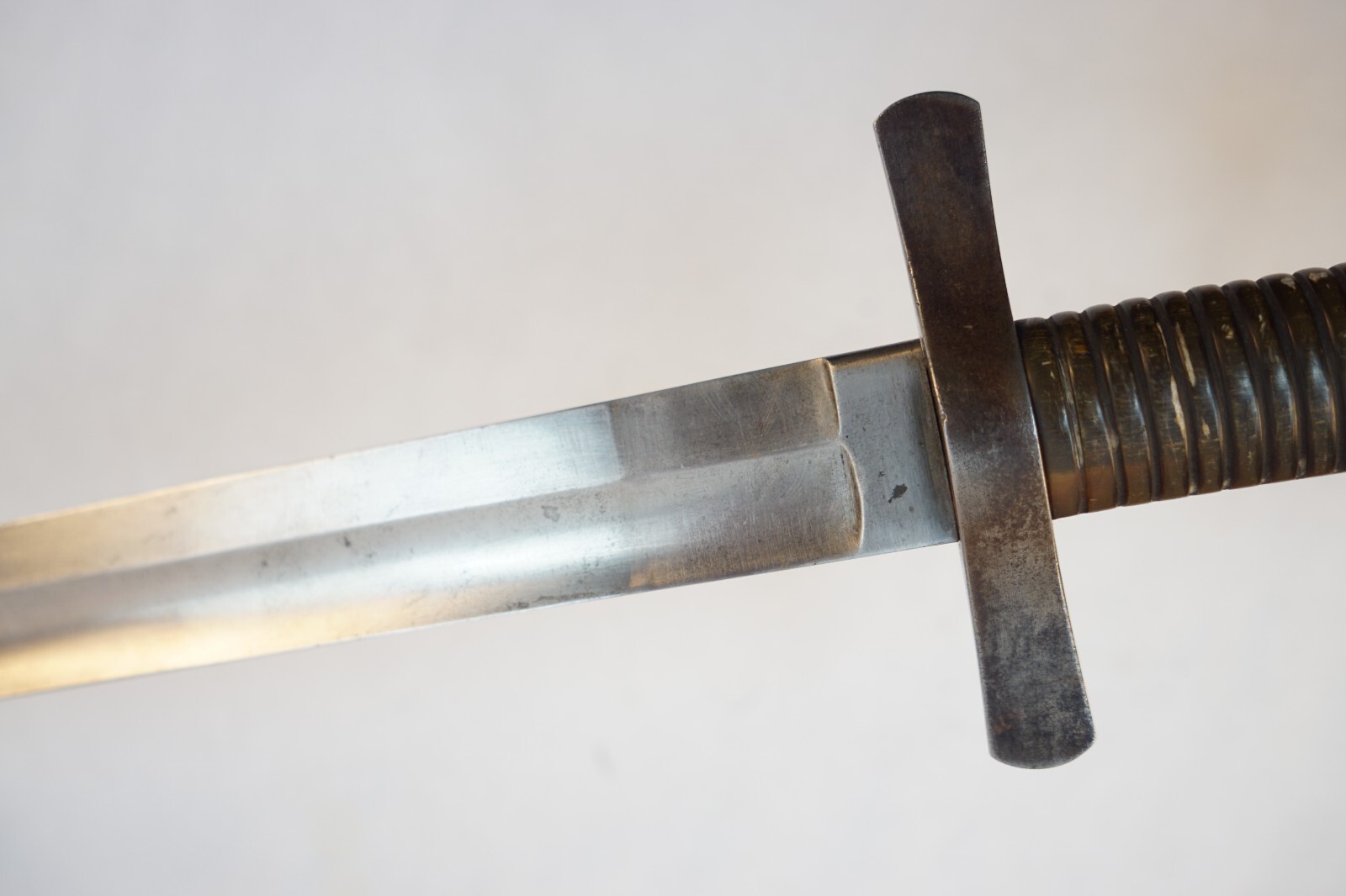 977, Belgium 19th Century Hunting Carbine 680mm Sword Bayonet