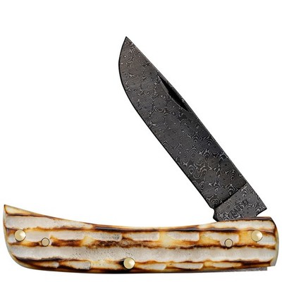 CASE XX KNIVES SOD BUSTER JR - BURNT NATURAL BONE - DEEP CANYON JIG 6137 DAM #27