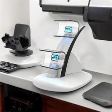 PS5 CONTROLLERS Charging Dock for PS5, USB-C, LED Indicator, Black/White/Clear