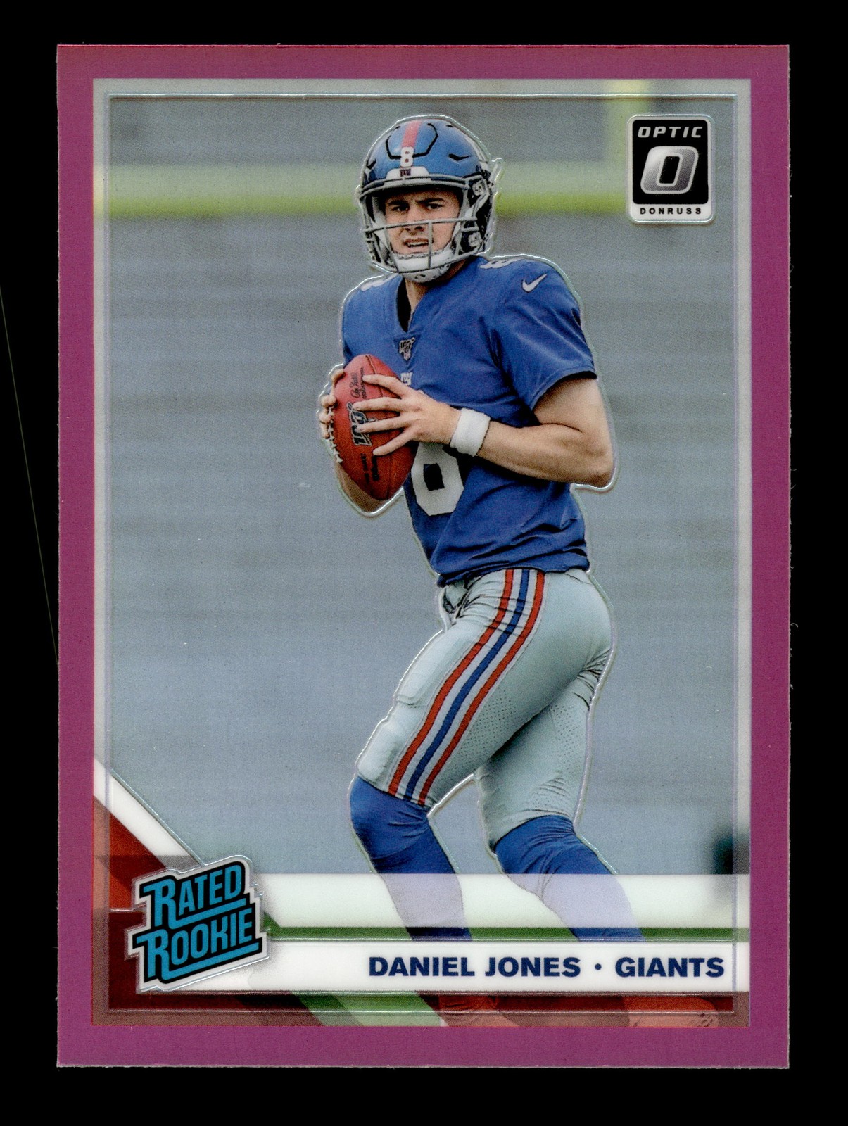2019 Donruss Optic #154 Daniel Jones Pink Rookie RC