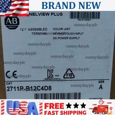 2711P-B12C4D8 AB PanelView Plus 1250 Keypad/Touch Color 12'' New Spot Goods！