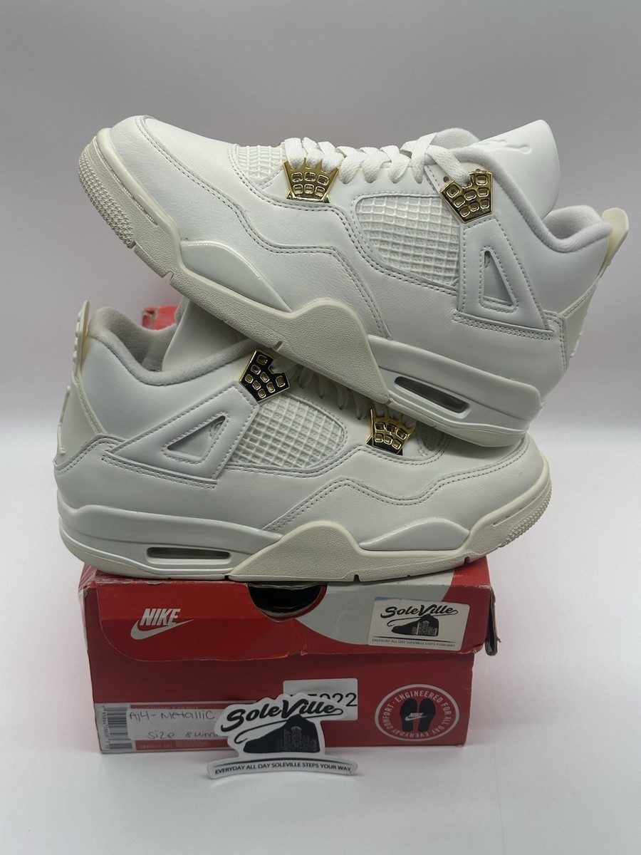 red and gold jordan 4