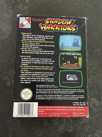 Jeu Cartouche Nintendo NES SHADOW WARRIORS JEU BOITE ET NOTICE