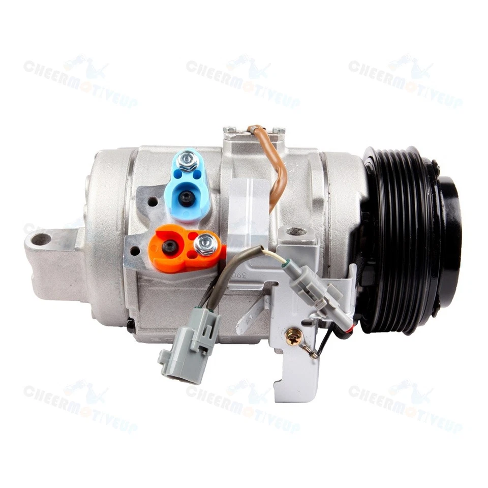 Compresor de aire acondicionado con embrague para Toyota Sequoia Tundra 4Runner Lexus GX470 4,7 L Foto 3 de 4