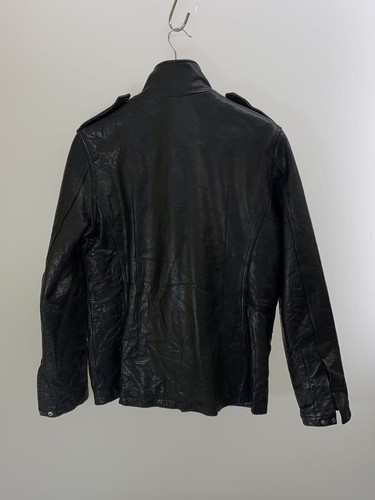 Akm Leather Jacket Blouson/L/Leather/Blk// 1918 - Picture 2 of 5