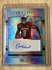 2022 SELECT DRAFT PICKS JALEN TOLBERT SILVER AUTO INSERT RC# YE-JTO DALLAS