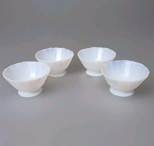 [HOME] Lot Of 4 MacBeth Evans Monax American Sweetheart 4.5” Sherbet Bowls