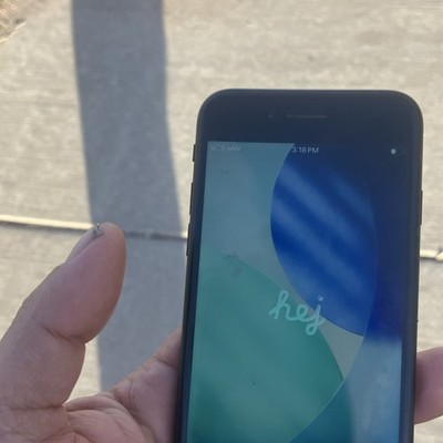 Apple Black Smartphone iOS Bar Style with Welcome Screen