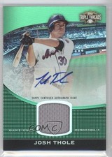 2011 Topps Triple Threads Unity Relic Emerald 40/50 Josh Thole Auto a7m