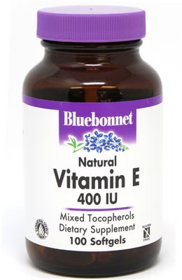 2 X Bluebonnet Nutrition Natural Vitamin E -- 400 IU - 100 Softgels